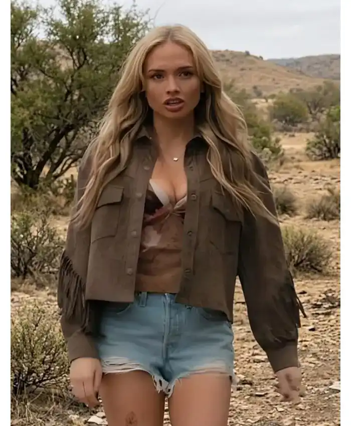 Dutton Ranch S01 Natalie Alyn Lind Fringe Jacket