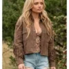 Dutton Ranch S01 Natalie Alyn Lind Fringe Jacket