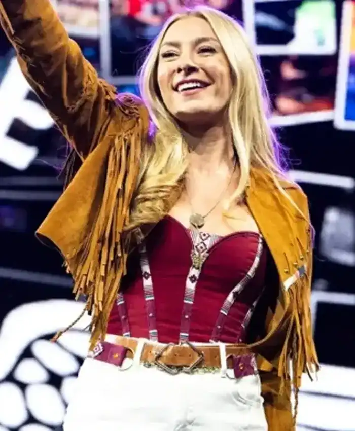 2026 Festival Julia Cole Fringe Suede Jacket