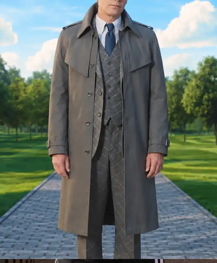 Vision Paul Bettany Grey Trench Coat