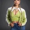 WWE Kelani Jordan Cropped Jacket