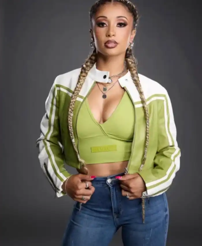 WWE Kelani Jordan Cropped Jacket