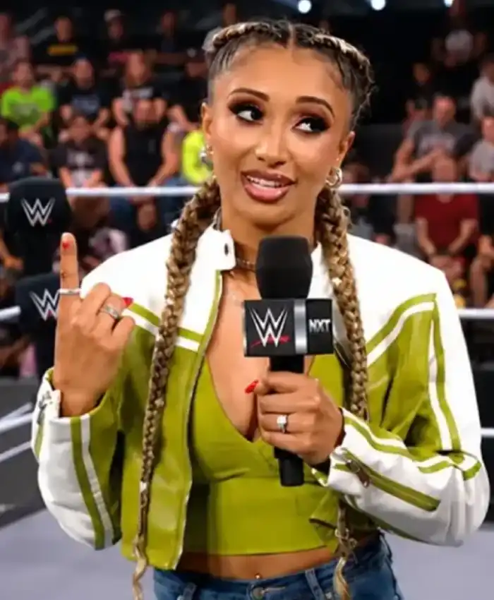 WWE Kelani Jordan Cropped Jacket