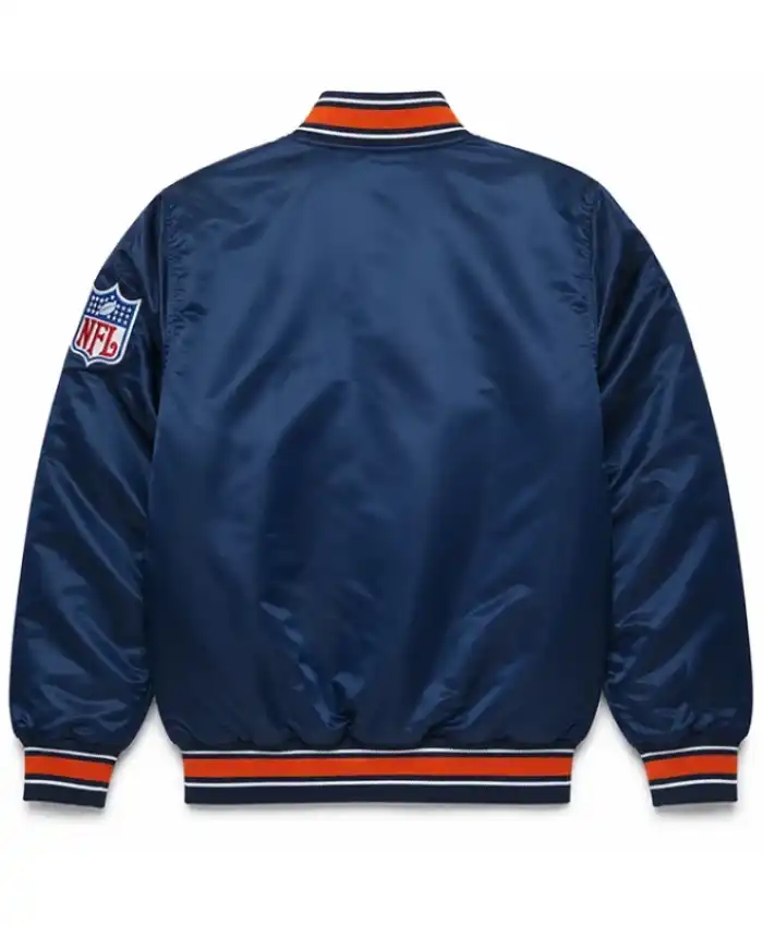 Chicago Bears Gameday Blue Satin Jacket