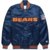 Chicago Bears Gameday Blue Satin Jacket