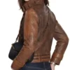 Mia Regan Premiere The Bride Leather Jacket