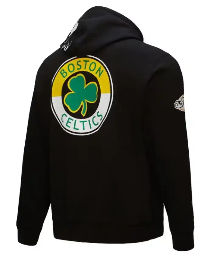 Boston Celtics Blackout Pullover Hoodie