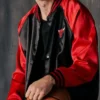 1966 Statement Chicago Bulls Red and Black Jacket