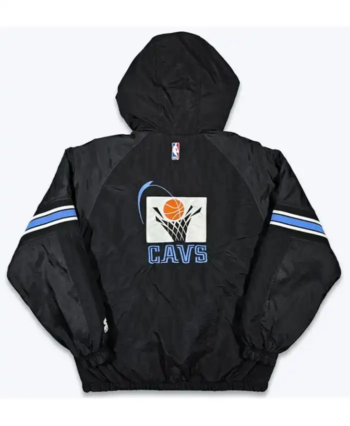 Cleveland Cavaliers 90s Vintage Black Pullover Jacket