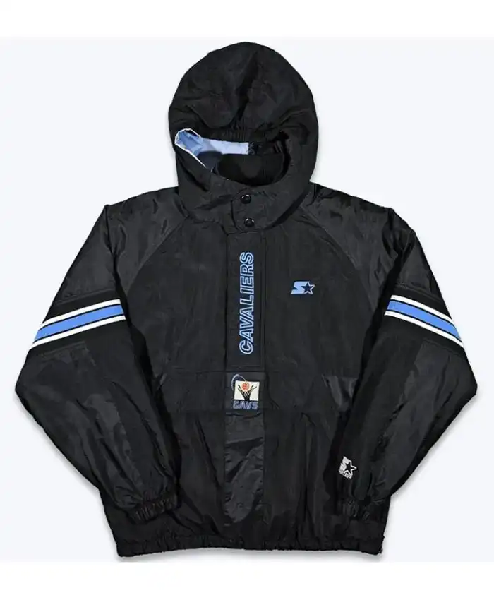 Cleveland Cavaliers 90s Vintage Black Pullover Jacket