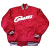 Exclusive Cleveland Cavaliers Red Satin Bomber Jacket