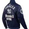 NY Yankees Modern Originals Navy Satin Jacket