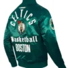 Boston Celtics Modern Originals Green Satin Jacket