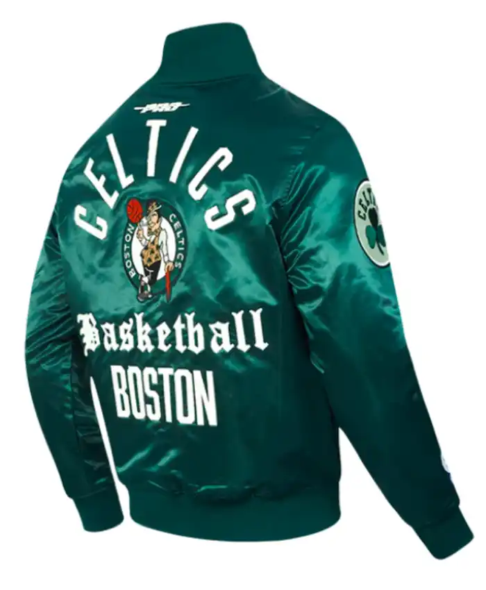Boston Celtics Modern Originals Green Satin Jacket
