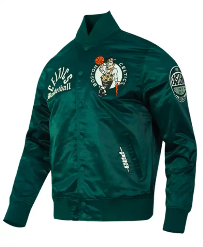 Boston Celtics Modern Originals Green Satin Jacket