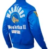 Golden State Warriors Modern Originals Royal Satin Jacket