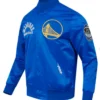 Golden State Warriors Modern Originals Royal Satin Jacket