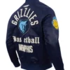 Memphis Grizzlies Modern Originals Navy Satin Jacket