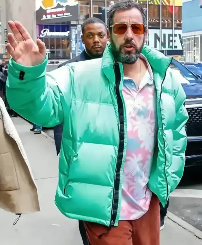 Adam Sandler Green North Face Green Jacket