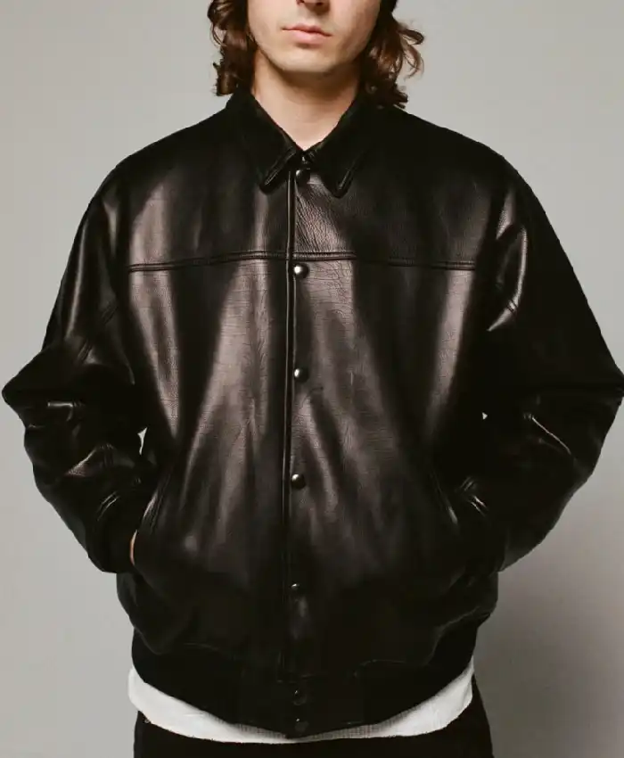 A.PRESSE x Supreme FW2026 Black Leather Jacket