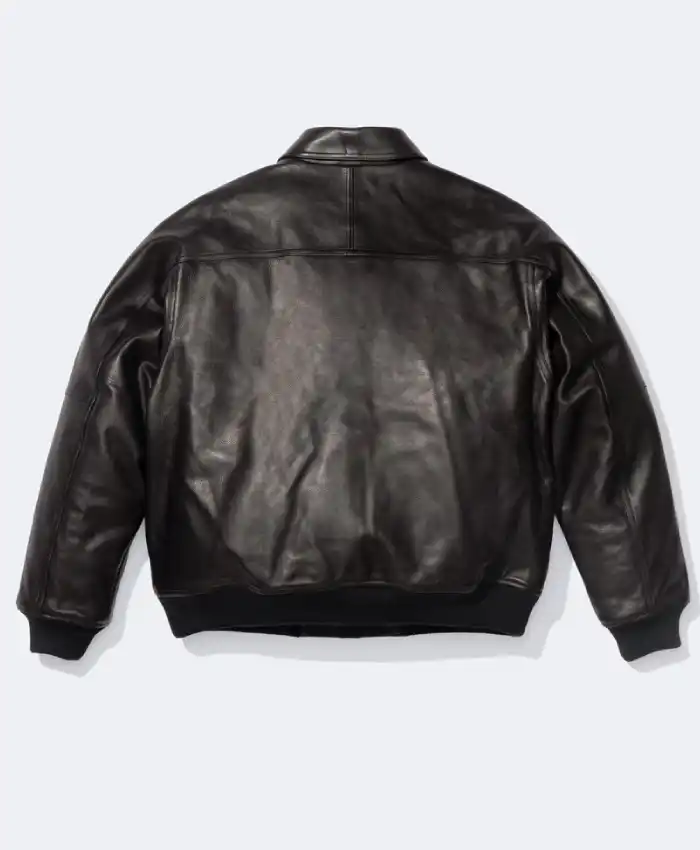 A.PRESSE x Supreme FW2026 Black Leather Jacket