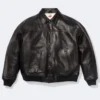 A.PRESSE x Supreme FW26 Black Leather Jacket