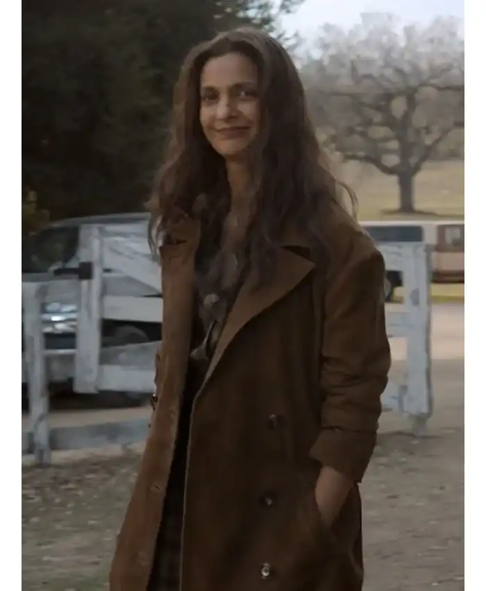 Lanterns S01 TV Series Zoe Suede Leather Coat