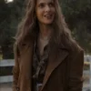 Lanterns S01 TV Series Zoe Suede Leather Coat