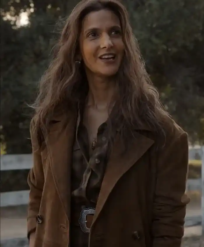 Lanterns S01 TV Series Zoe Suede Leather Coat