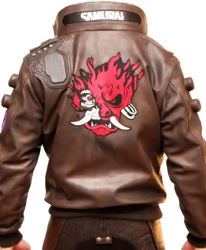 Video Game Cyberpunk 2077 Samurai Bomber Jacket