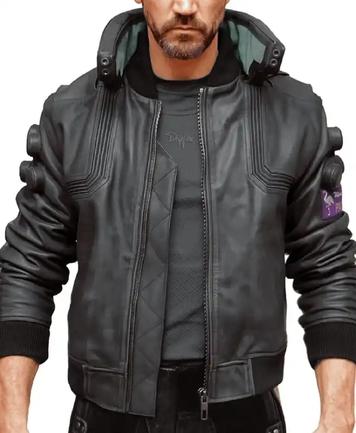 Video Game Cyberpunk 2077 Samurai Bomber Jacket