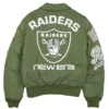 Las Vegas Raiders MA-1 Flight Jacket