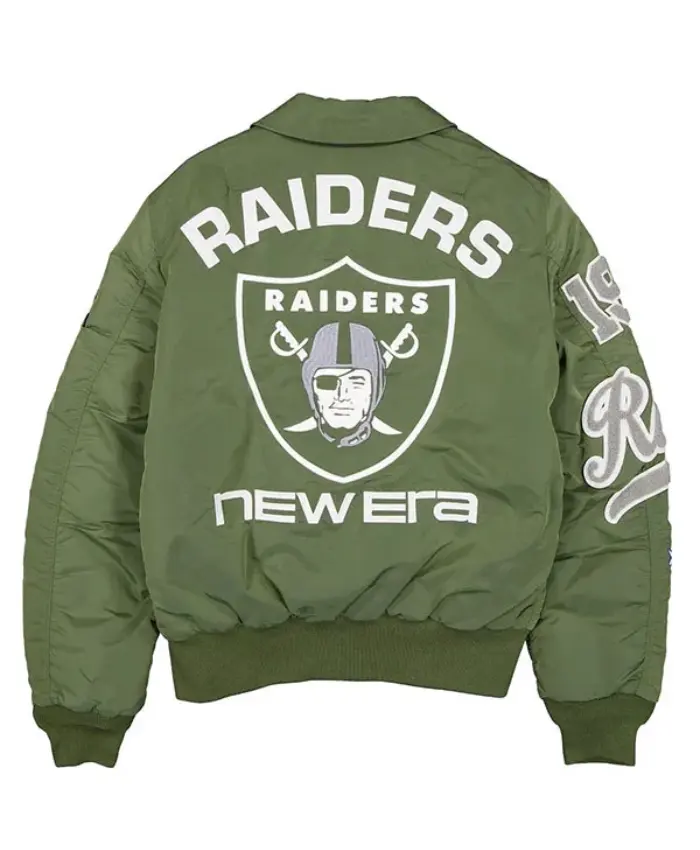 Las Vegas Raiders MA-1 Flight Jacket