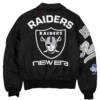 Las Vegas Raiders MA-1 Flight Jacket