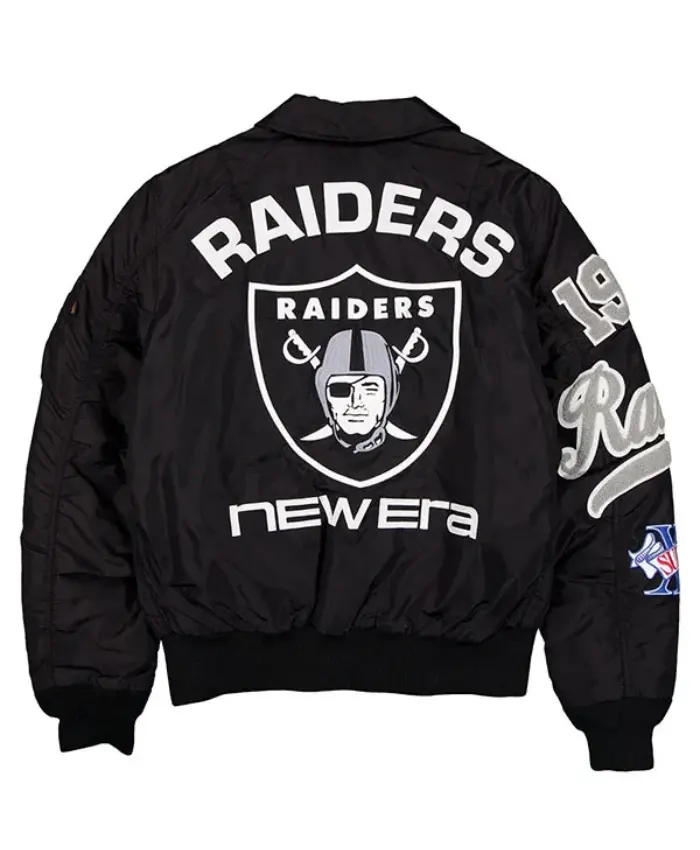 Las Vegas Raiders MA-1 Flight Jacket