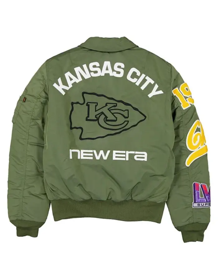 Kansas City Chiefs Show Me State MA-1 Flight Jacket