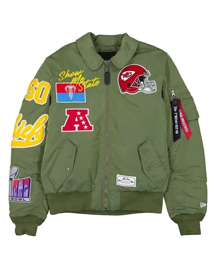 Kansas City Chiefs Show Me State MA-1 Flight Jacket