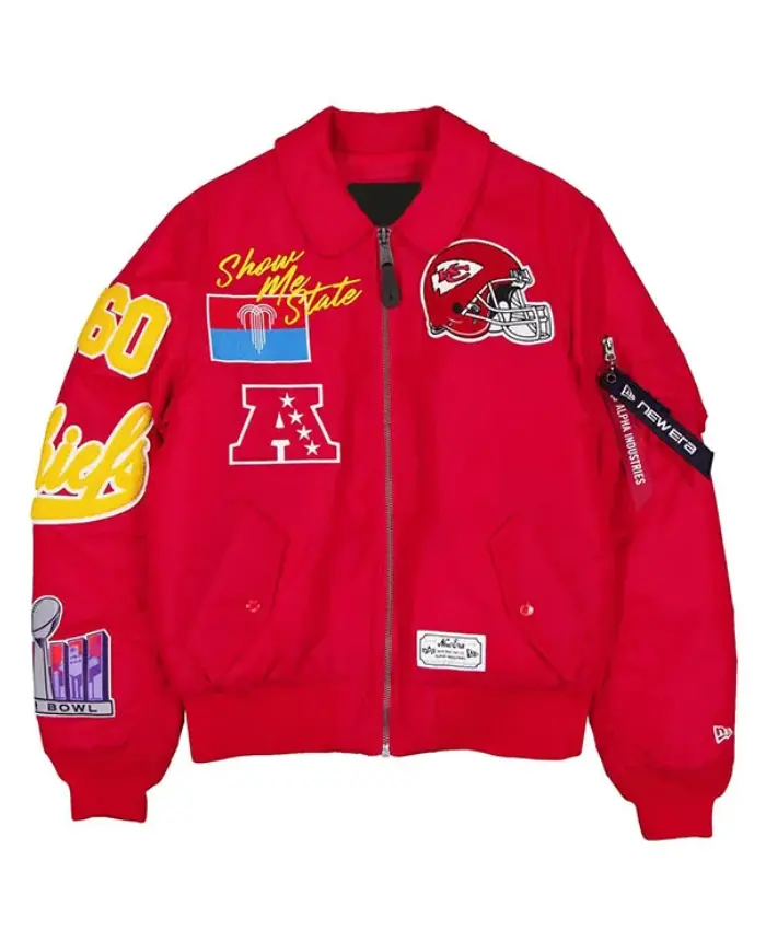 Kansas City Chiefs Show Me State MA-1 Flight Jacket