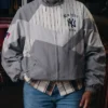 Kith x NY Yankees 30th anniversary Grey Bomber Jacket