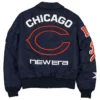 Chicago Bears 2026 Blue MA-1 Flight Jacket