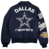 Dallas Cowboys MA-1 Bomber Flight Jacket