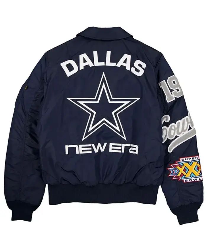 Dallas Cowboys MA-1 Bomber Flight Jacket