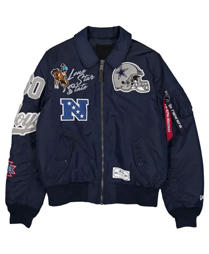 Dallas Cowboys MA-1 Bomber Flight Jacket