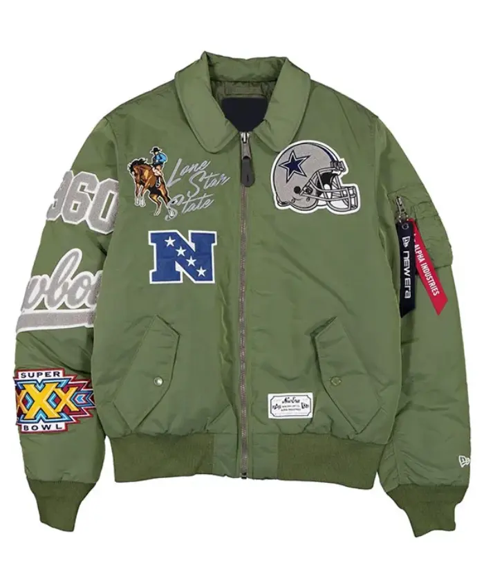 Dallas Cowboys MA-1 Bomber Flight Jacket