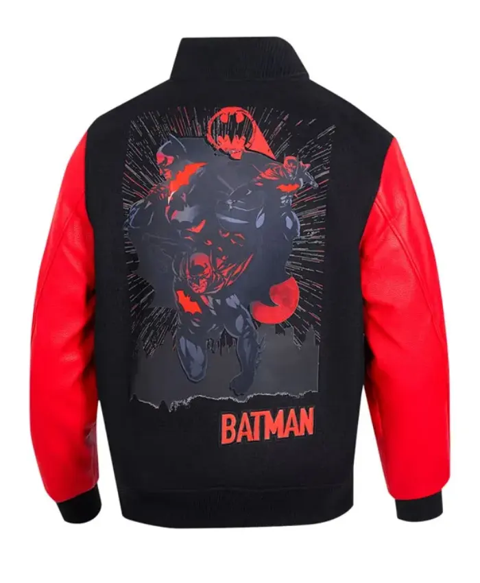 Freeze Max Batman Comics Varsity Jacket