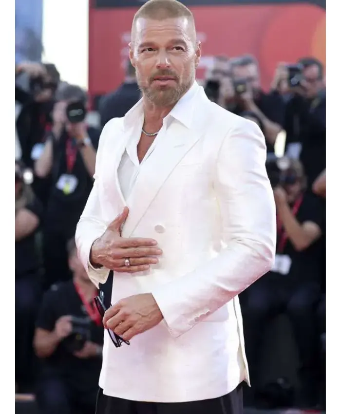 Ricky Martin 83rd Venice Film Festival White Blazer