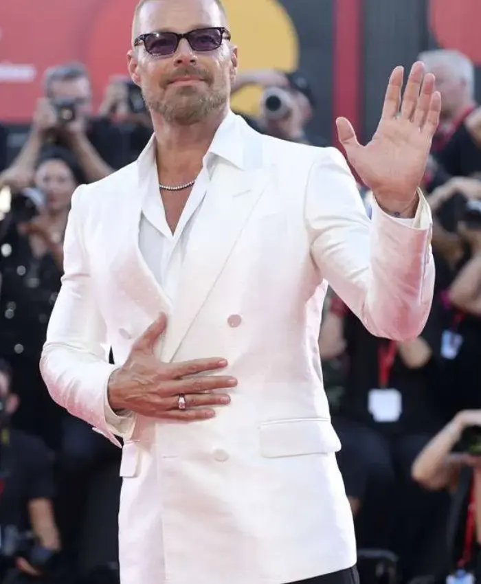 Ricky Martin 83rd Venice Film Festival White Blazer