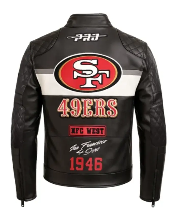Pro Standard San Francisco 49ers Moto Jacket
