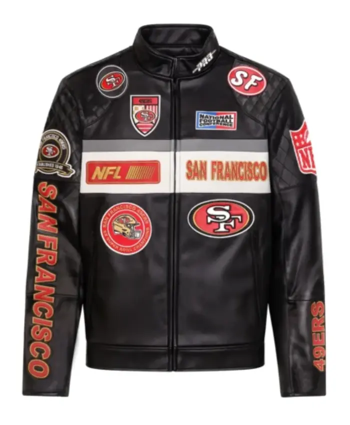 Pro Standard San Francisco 49ers Moto Jacket