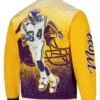 Minnesota Vikings Randy Moss Purple Satin Full-Zip Jacket